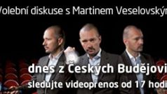 Předvolební debaty - České Budějovice - živě