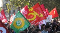 Stávka v Paříži proti důchodové reformě