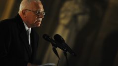 Prezident Václav Klaus při oslavách svátku boje za svobodu a demokracii v chrámu sv. Víta