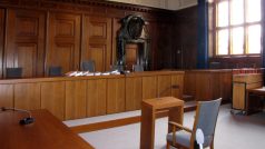 Soudní síň, kde usedly na lavici obžalovaných všechny špičky nacistického režimu