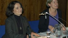Spisovatelka Helena Reichlová (vlevo) s překladatelkou Christinou Frankenbergovou