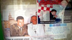 Ante Gotovina na snímcích s papežem Janem Pavlem II.
