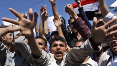 Protivládní demonstrace v Jemenu