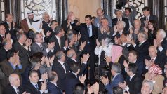 Sýrie. Prezident Bašár Asad v Damašku.