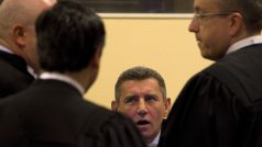 Bývalý chorvatský generál Ante Gotovina před Trestnm tribunálem pro bývalou Jugoslávii v Haagu