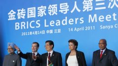 Představitelé zemí BRICS na summitu v Číně