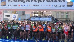 Start Volkswagen maratonu Praha