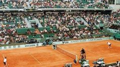 Tenisové kurty na stadionu Rolanda Garrose, French Open