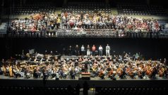 Generální zkouška Symfonie tisíců v pražské O2 aréně