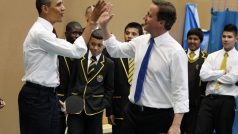 Barack Obama a David Cameron