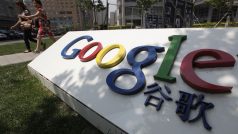Logo společnosti Google v Pekingu