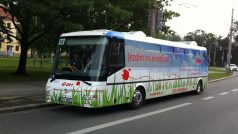 Zkušební provoz elektrobusu na linkách MHD v ulicích Českých Budějovic