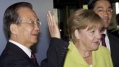 Angela Merkelová a Wen-ťia-pao
