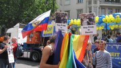 Pochod gayů a leseb v Berlíně