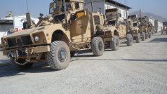 Konvoj vojáku v Afghánistánu