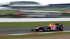 Vítěz kvalifikace na GP Velké Británie FI Mark Webber z týmu RedBull