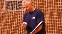 Trenér reprezentačních volejbalistek Jiří Šiller