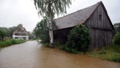 Povodně na Frýdlantsku, obec Višňová