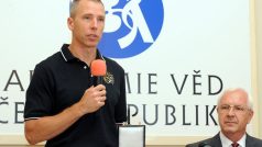 Andrew Feustel a Jiří Drahoš