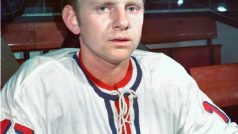 Oldřich Machač v dresu československé hokejové reprezentace (snímek z roku 1970)