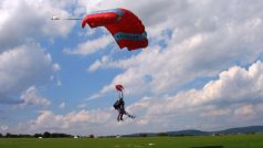 paragliding, tandemový seskok