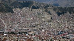 La Paz, hlavní město Bolívie