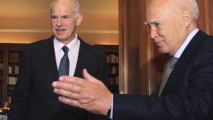 Jorgos Papandreu na konzultaci u prezidenta