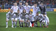 Česká fotbalová reprezentace před baráží v Černé Hoře