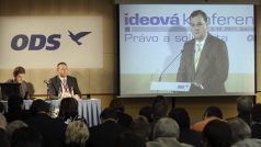 Premiér Nečas na ideové konferenci ODS v Ústí nad Labem
