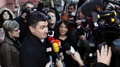 Chorvatský opoziční vůdce Zoran Milanović v den voleb
