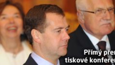 Klaus - Medveděv: tisková konference, promo