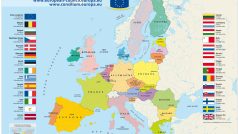 Evropská unie mapa