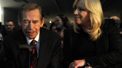 Václav Havel a Iveta Radičová v DOXu při předávání ceny