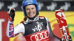 Rakušanka Marlies Schildová slaví triumf ve slalomu v Záhřebu