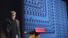 Zakladatel festivalu Sundance Robert Redford vítá návštěvníky na 28. ročníku v roce 2012