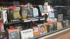knihkupectví, výloha obchodu