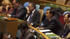 Čínská delegace na jednání Valného shromáždění OSN o Sýrii