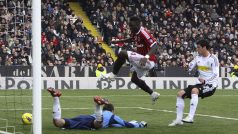 Sulley Muntari přispěl k výhře AC Milán jedním gólem