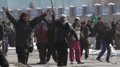 Protiamerické protesty v afghánském Kábulu