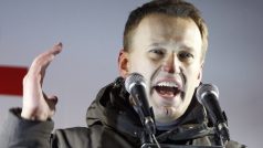 Jeden z organizátorů protiputinovských protestů Alexej Navalnyj