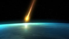 Dopad asteroidu na povrch planety Země v představě výtvarníka, ilustrační foto