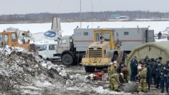 Havárie letadla ATR-72 u západosibiřského města Ťumeň v Rusku