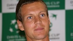 Tenista Tomáš Berdych je připraven v DC proti Srbsku odehrát dvouhry i debl