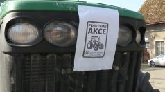 Protesty zemědělců na Rakovnicku