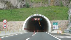 Chorvatsko, dálnice A1, tunel