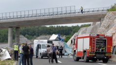 Při nehodě českého autobusu v Chorvatsku zemřelo 8 lidí