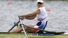 Miroslava Knapková v cíli zlatého olympijského závodu