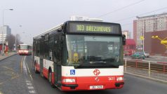 Autobus MHD v Praze