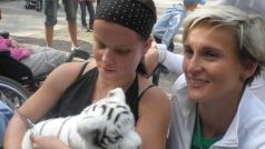 Za kmotra byla libereckým bílým tygrům i dvojnásobná olympijská vítězka oštěpařka Bára Špotáková