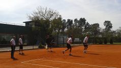 Tomáš Berdych a Radek Štěpánek trénují v Parque Rocca